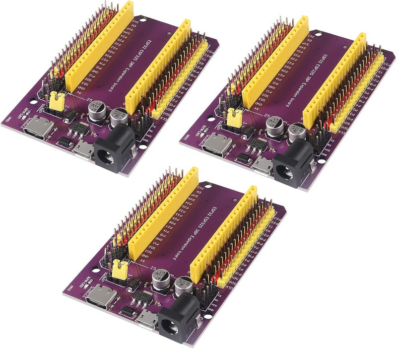 AiTrip 3PCS 38PINS ESP32 Development Board Type-C/Micro USB CP2102 WiFi+Bluetooth Dual Core ESP32-DevKitC-32 ESP-WROOM-32 Expansion Board - Image 1